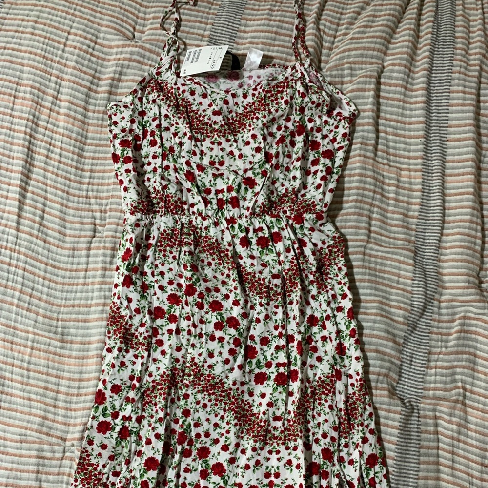 HM floral maxi dress